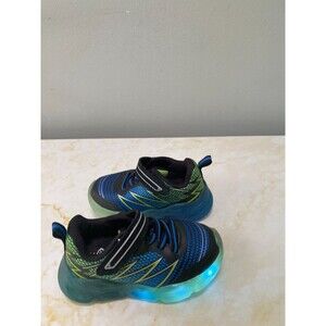 Athletic Works Toddler Boys Multicolor Light Up Sneakers Shoes Size 6